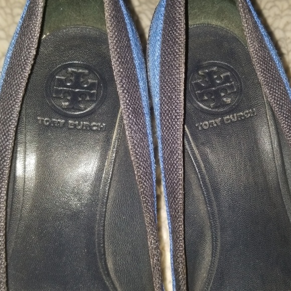 Tory burch Canvas/ wood pumps - Picture 3 of 8